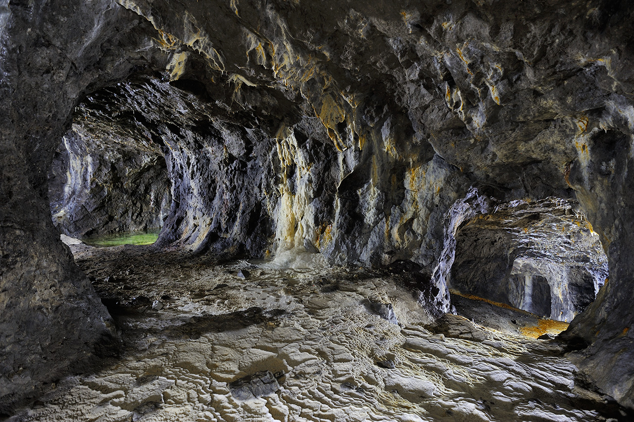 Bassin, croncrétions, niveaux