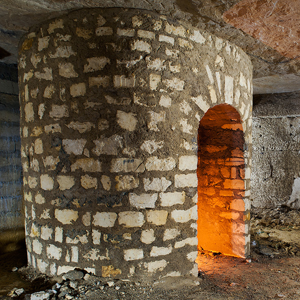 Carrière souterraine de calcaire