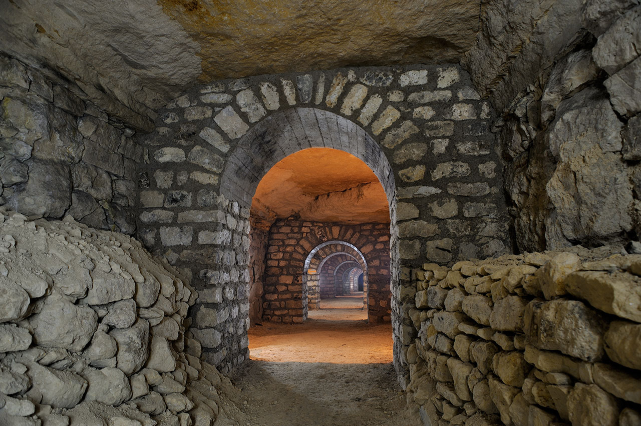 Croisement et arches, abri DP