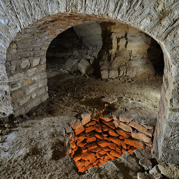 Carrière souterraine de calcaire