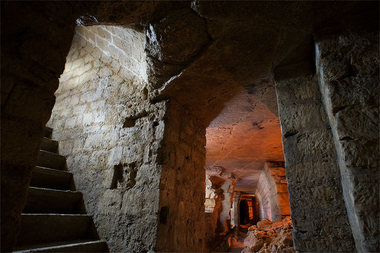 Ancien escalier comblé