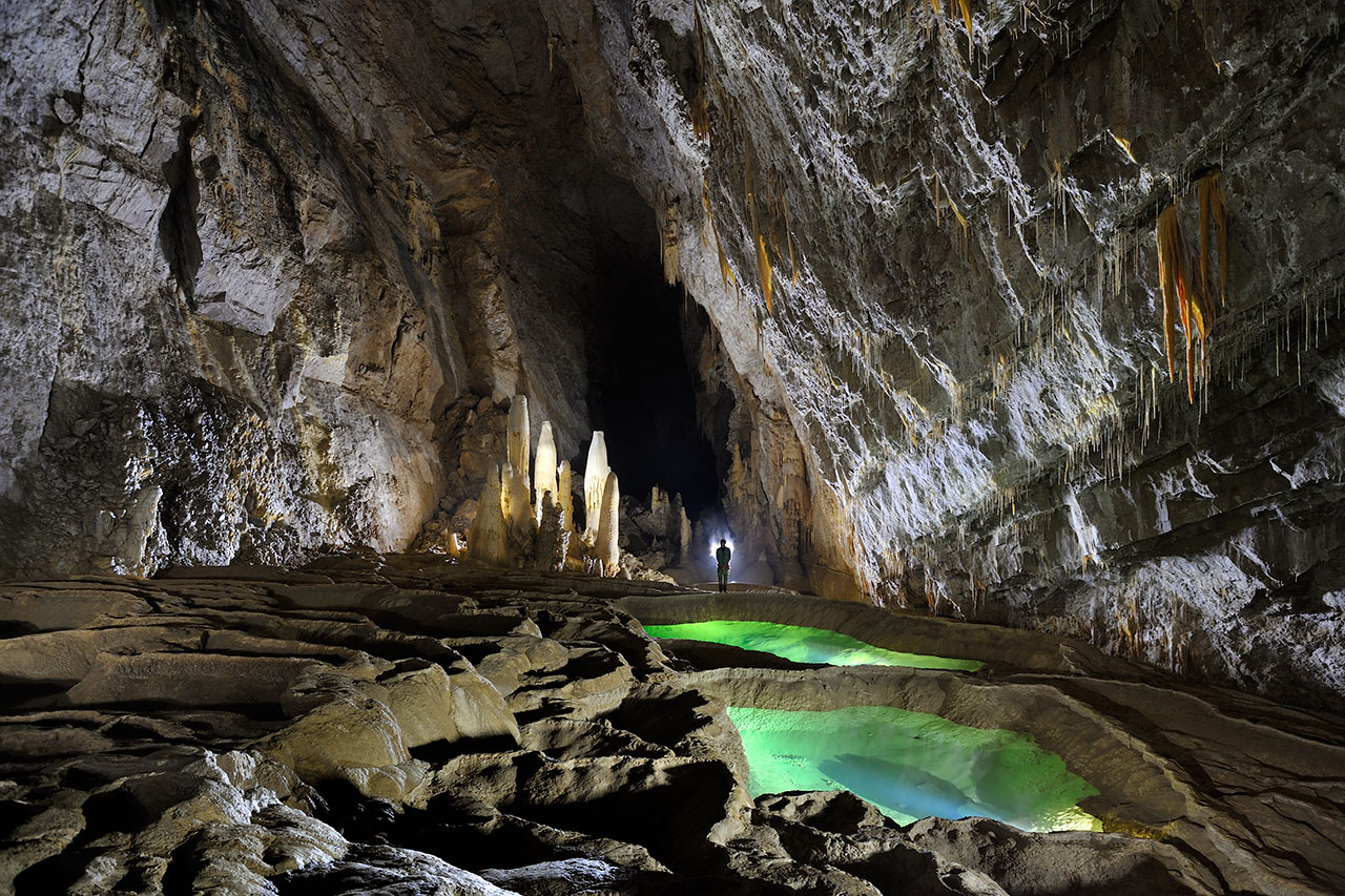 Salle des Treize, gouffre Berger, Vercors.