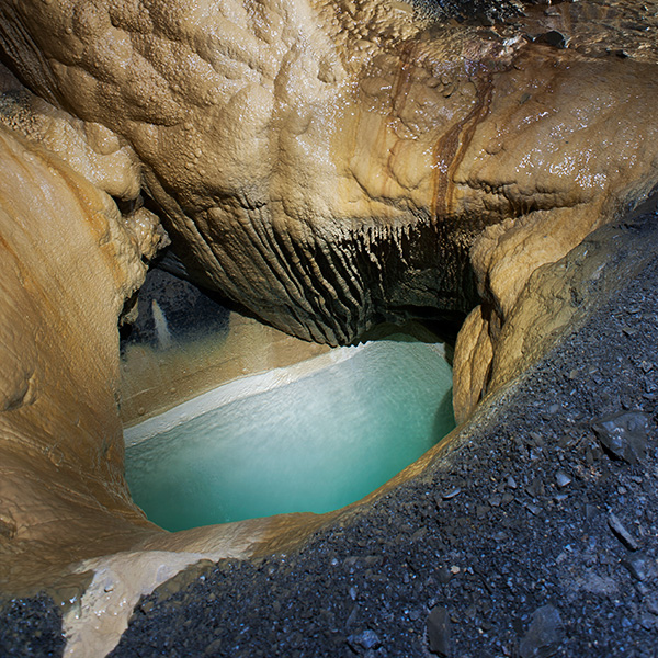 Carrière souterraine de pierre à chaux