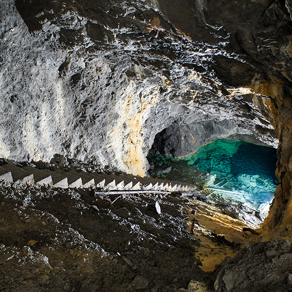 Carrière souterraine de pierre à ciment