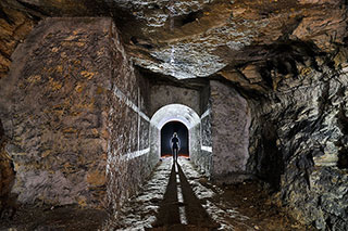 Le Champ aux Croix, carrière souterraine de gypse.