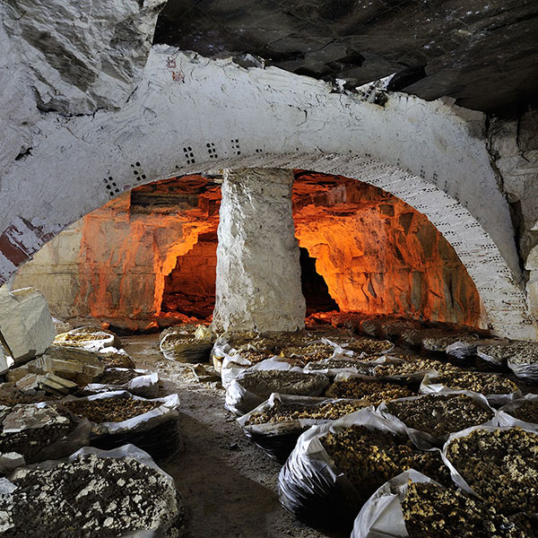 Carrière souterraine de gypse