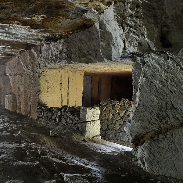 Carrière souterraine de tuffeau