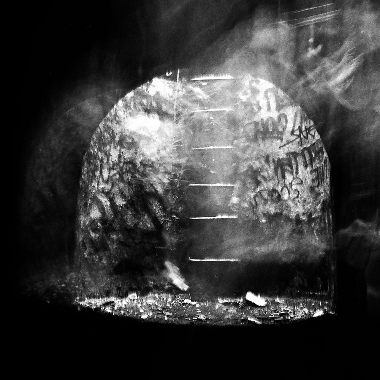 Puits de service - tunnel Ménilmontant
