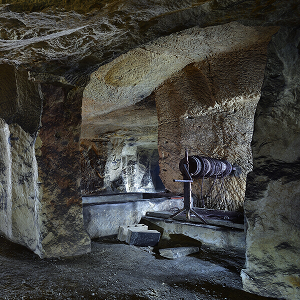 Carrière souterraine de tuffeau
