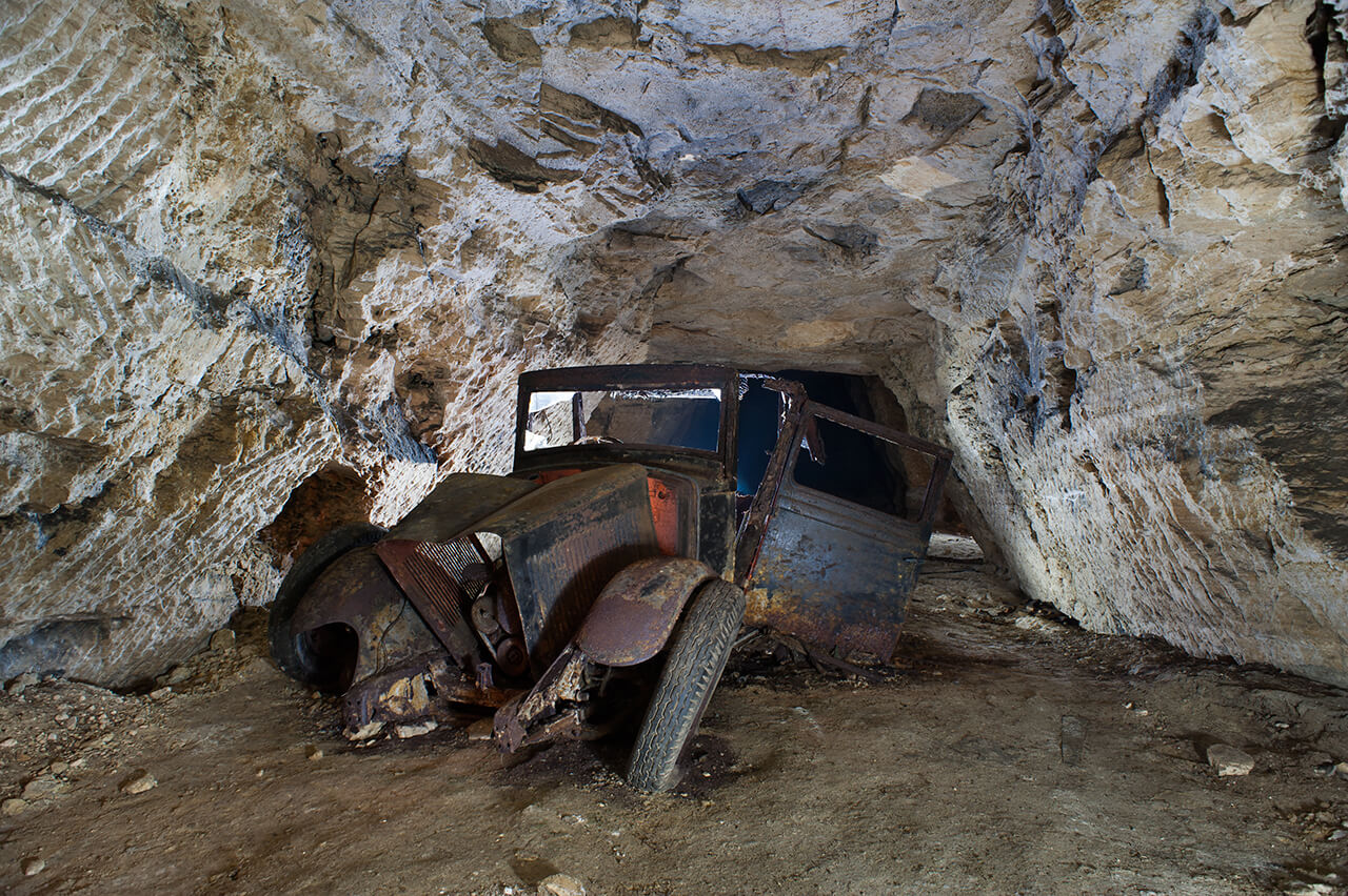 Citroën, carrière de gypse.
